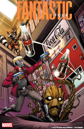 FANTASTIC FOUR #24 TODD NAUCK MARVEL & COCA-COLA VARIANT