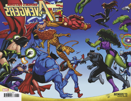 AVENGERS #13 RON LIM WRAPAROUND VARIANT [FHX]